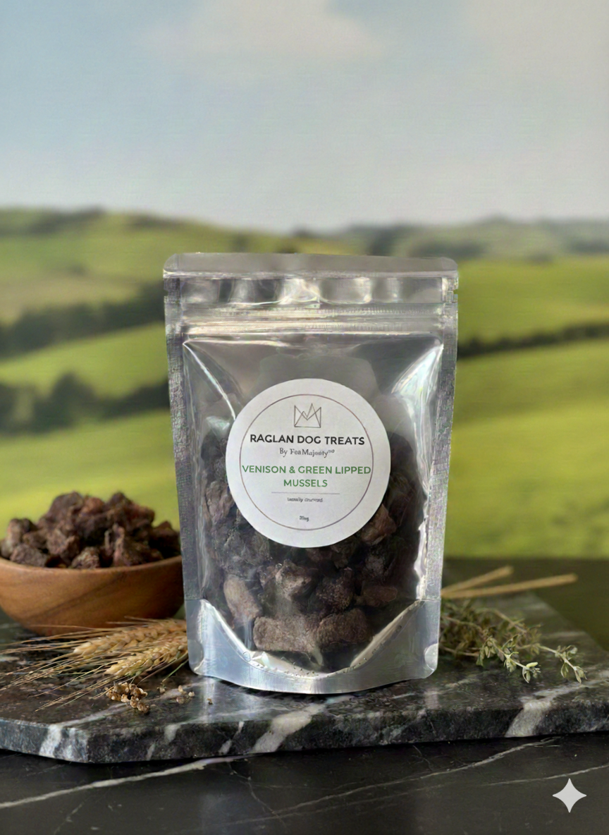 Venison Green Lipped Mussels Raglan Dog Treats